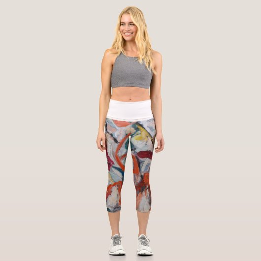 Leggings Capri Légendes colorées (Recto)