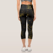 Leggings Capri Légendes d'aquarelle féminine pour n'importe quell (Verso)