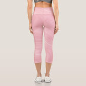 Leggings Capri Légendes d'aquarelle tropicale pour les vibes de l (Verso)