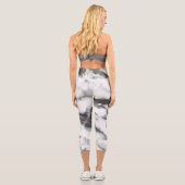 Leggings Capri Légendes d'aquarelle Whimsical pour style jouant (Verso)