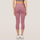 Leggings Capri Légendes de Capri couleur or Rose solide (Verso)