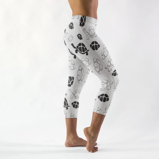 Leggings Capri Légendes de Capri de tortue noire