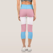 Leggings Capri Légendes de drapeau de la chaîne (Verso)