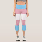 Leggings Capri Légendes de drapeau de la chaîne (Recto)