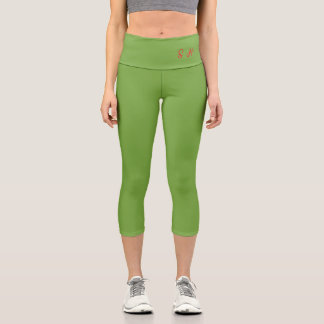 Leggings Capri Légendes de Noël sport Capris haut taille