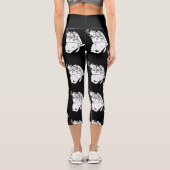 Leggings Capri Légendes de papillon de la Moth Capri (Verso)