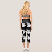 Leggings Capri Légendes de papillon de la Moth Capri (Verso)