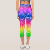 Leggings Capri Légendes de Tie Dye Capri, à dégradé éclatant (Verso)