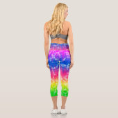 Leggings Capri Légendes de Tie Dye Capri, à dégradé éclatant (Verso)