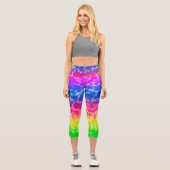 Leggings Capri Légendes de Tie Dye Capri, à dégradé éclatant (Recto)