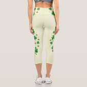 Leggings Capri Légendes de trèfle à quatre feuilles Lucky (Verso)