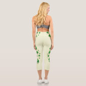 Leggings Capri Légendes de trèfle à quatre feuilles Lucky (Verso)