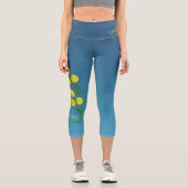 LEGGINGS CAPRI LÉGERS DU CAPRI DE PICKLEBALL (Recto)