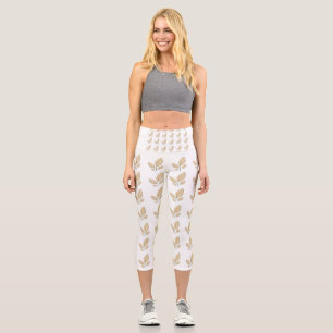 Leggings Capri Legging Capri de Yoga à Taille Haute