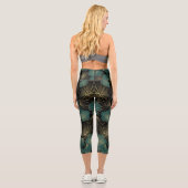 Leggings Capri Legging Capri Feuilles – Ajustement Tendance et Co (Verso)