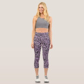 Leggings Capri legging capri imprimé léopard (Recto)