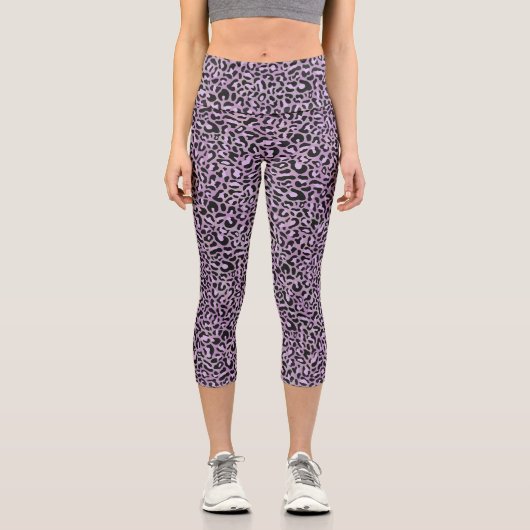 Leggings Capri legging capri imprimé léopard (Recto)