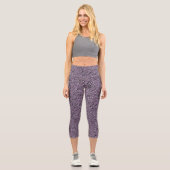 Leggings Capri legging capri imprimé léopard (Recto)