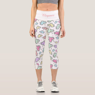 Leggings Capri Legging élégant - Motif Fleur