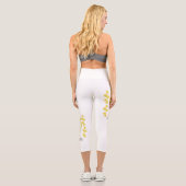 Leggings Capri Legging pour femmes avec des citrons (Verso)