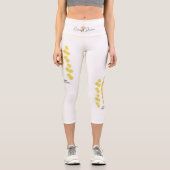 Leggings Capri Legging pour femmes avec des citrons (Recto)