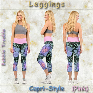 Leggings Capri LÉGUMES DE STYLE CAPRI - "Problème de bulle" - Ros