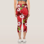 Leggings Capri Légumineuses à fraise capri tendance (Verso)