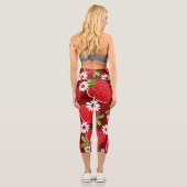 Leggings Capri Légumineuses à fraise capri tendance (Verso)