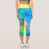 Leggings Capri Légumineuses de capri à taille élevée (Verso)