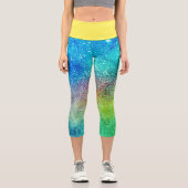 Leggings Capri Légumineuses de capri à taille élevée (Recto)