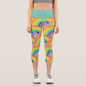 Leggings Capri Légumineuses de capri arc-en-ciel (Recto)