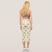 Leggings Capri légumineuses de tournesol capri (Verso)
