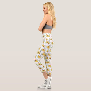 Leggings Capri légumineuses de tournesol capri