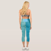 Leggings Capri Légumineuses jambières de mandala capri (Verso)