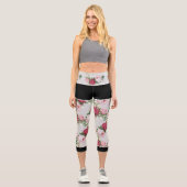 Leggings Capri Légumineuses roses - Capri (gris clair) (Recto)