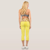 LEGGINGS CAPRI "LEMONADE SAFARI" - HIGH-WAISTED CAPRI PANTS (Verso)