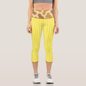 LEGGINGS CAPRI "LEMONADE SAFARI" - HIGH-WAISTED CAPRI PANTS (Recto)