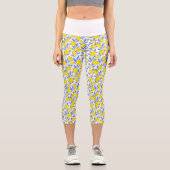 Leggings Capri Lemons Blue Mediterranean (Recto)