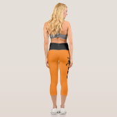 LEGGINGS CAPRI LEO LE LION GRAPHIQUE ZODIAC YOGA PANTS (Verso)