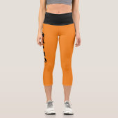 LEGGINGS CAPRI LEO LE LION GRAPHIQUE ZODIAC YOGA PANTS (Recto)