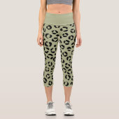 Leggings Capri Léopard âgé (Recto)