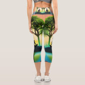 Leggings Capri L'équilibre de la nature : des legs de bien-être p (Verso)