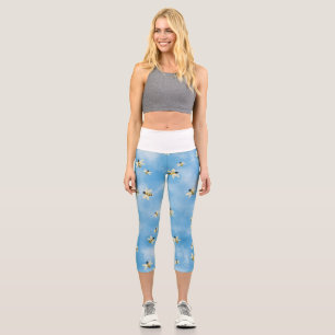Leggings Capri Les Abeilles Dans Le Ciel