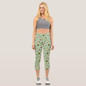 Leggings Capri Les champignons d'automne Capris (Recto)