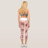 Leggings Capri Les champs de fleurs (Verso)