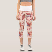 Leggings Capri Les champs de fleurs (Recto)