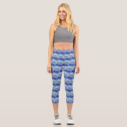 Leggings Capri Les dauphins (Recto)