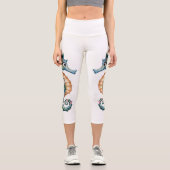 Leggings Capri les hippocampes (Recto)