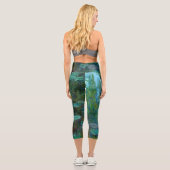 Leggings Capri Les nénuphars de Monet (Verso)