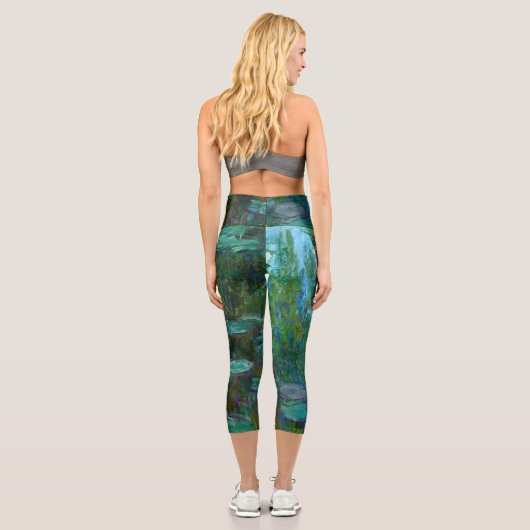 Leggings Capri Les nénuphars de Monet (Verso)